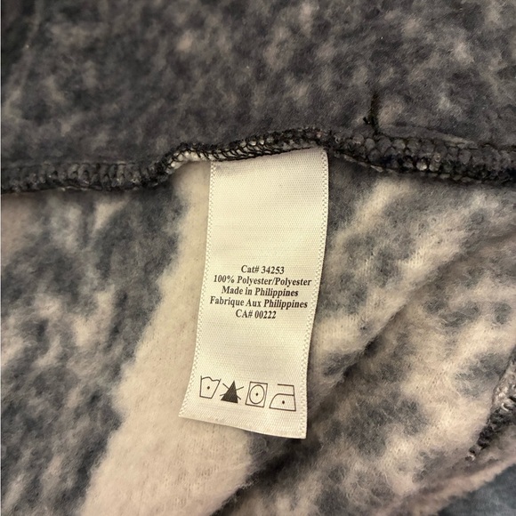 Tradition Country Collection Winter Tree Pattern Zip Fleece Size M - Picture 6 of 6